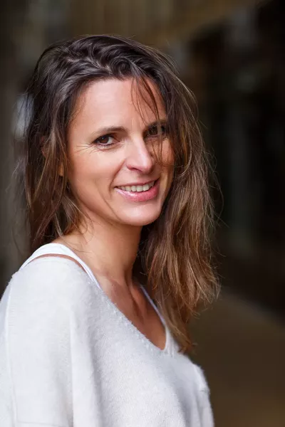 Portrait de mannequin senior femme