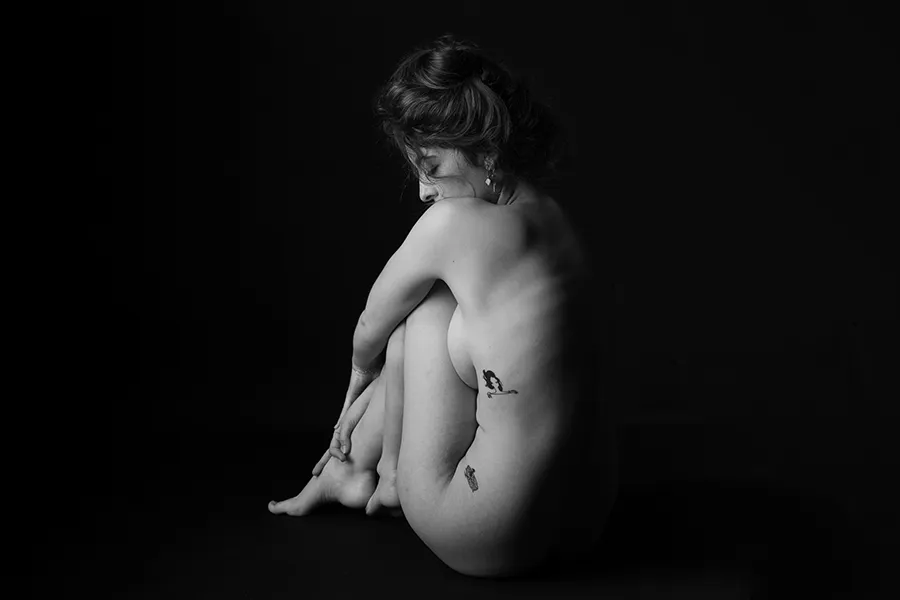 nu artistique en studio