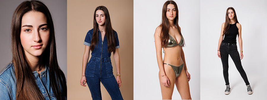 Création de book de mannequin Création de book de mannequin, portrait, plan américain et photo en pied